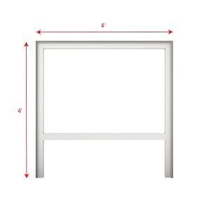 WENTEX SET Frame - A Module (USA) 4' x 4' (H x W)
