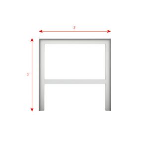 WENTEX SET Frame - A Module (USA) 3' x 3' (H x W)