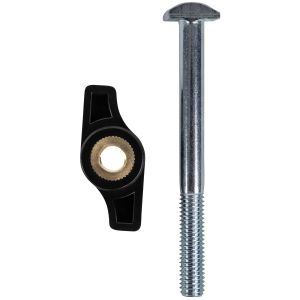 WENTEX SET Frame Wing Nut M8 and Hammer Head Bolt Black