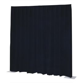 WENTEX P&D Curtain Napoli Velvet (USA) Dark Blue - 11’ x 16’ (W x H) - pleated