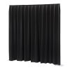 WENTEX P&D Curtain Dimout 7.67 oz/yd² (USA) Black - 11' x 10' (W x H) - pleated