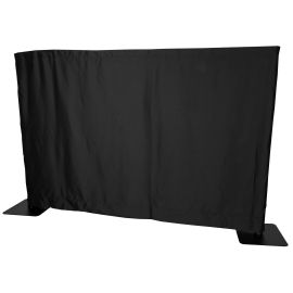 WENTEX P&D Curtain MGS 5.16 oz/yd² (USA) Black - 9' x 4' (W x H) - unpleated