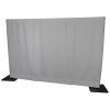 WENTEX P&D Curtain MGS 5.16 oz/yd² (USA) White - 9' x 4' (W x H) - unpleated