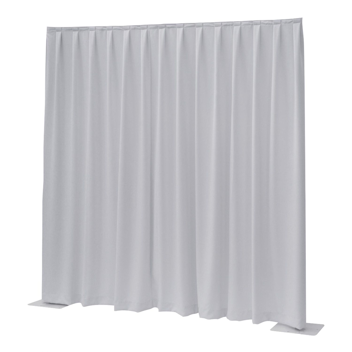 WENTEX P&D Curtain Napoli Velvet (USA) White - 11’ x 6’ (W x H) - pleated