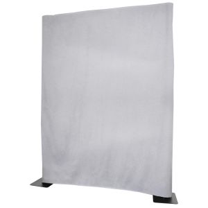WENTEX P&D Curtain Napoli Velvet (USA) White - 9’ x 6’ (W x H) - unpleated