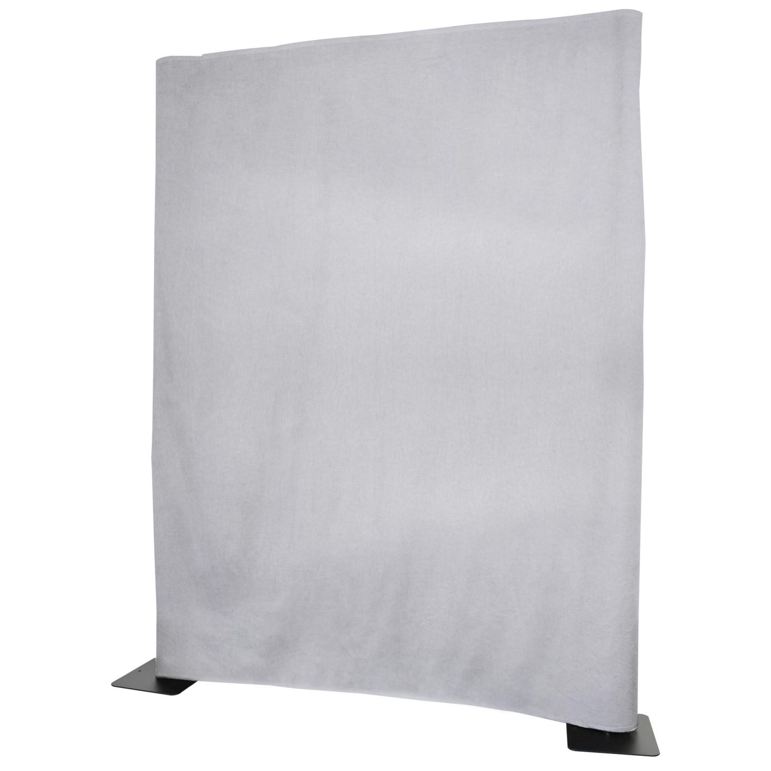 WENTEX P&D Curtain Napoli Velvet (USA) White - 9’ x 6’ (W x H) - unpleated