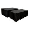 WENTEX Stage Skirt MCS 8.85 oz/yd² Black - 25' x 16" (W x H) - unpleated