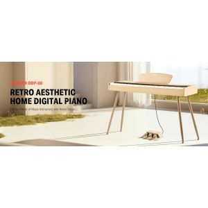 DONNER DDP-80 DIGITAL PIANO Nature Wood Color, Pianino cyfrowe EC6670