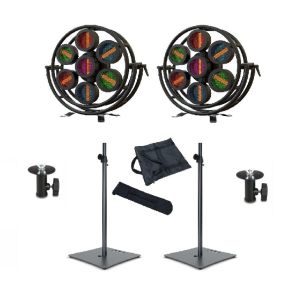 FOS Vintage 7 Ultra - reflektor w stylu retro + statywy + pokrowce