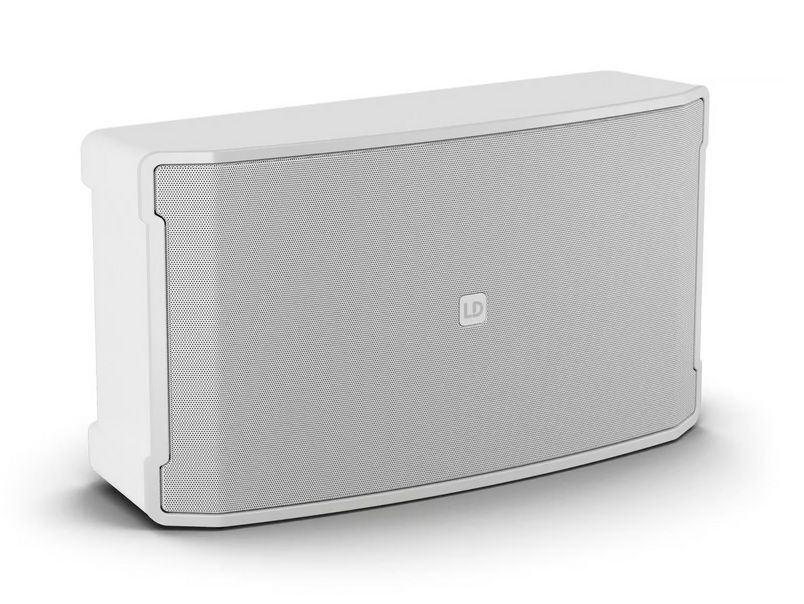 LD SYSTEMS DQOR SUB 8 D W - Zasilany subwoofer instalacyjny Dante Indoor/Outdoor, biały