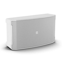 LD SYSTEMS DQOR SUB 8 A W - Aktywny subwoofer instalacyjny z wbudowanym wzmacniaczem satelitarnym, biały