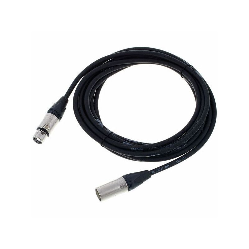 Cordial CTM 5 FM-BK - Kabel mikrofonowy XLR Neutrik (5m)