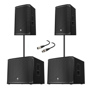 Electro-Voice 2x EKX-15P + 2x EKX-18SP - zestaw aktywny