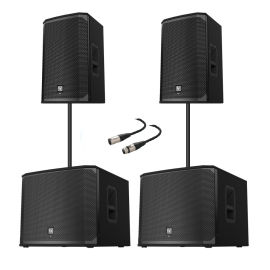 Electro-Voice 2x EKX-15P + 2x EKX-18SP - zestaw aktywny
