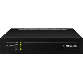 Monacor PA-4125DX/DT -  Wielofunkcyjny, 4-strefowy wzmacniacz miksujący z interfejsem Dante