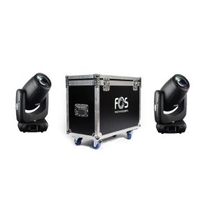 FOS 2x Triton - zestaw 2 głowic ruchomych + case