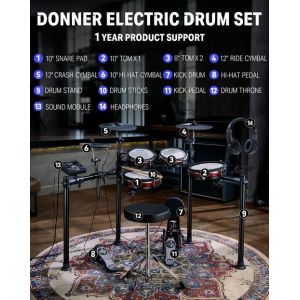 DONNER DED 200 MAX - perkusja elektroniczna