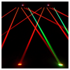  EVOLIGHTS LASER M-BAR listwa laserowa ruchoma profesjonalne oświetlenie estradowe 3W RGB DMX 2x uchwyt montażowy