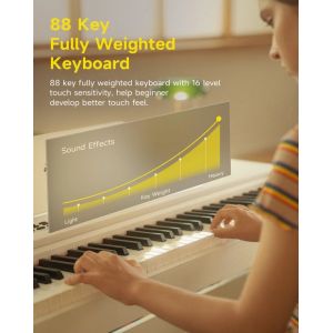 DONNER DDP-95 WHITE - pianino cyfrowe EC6942