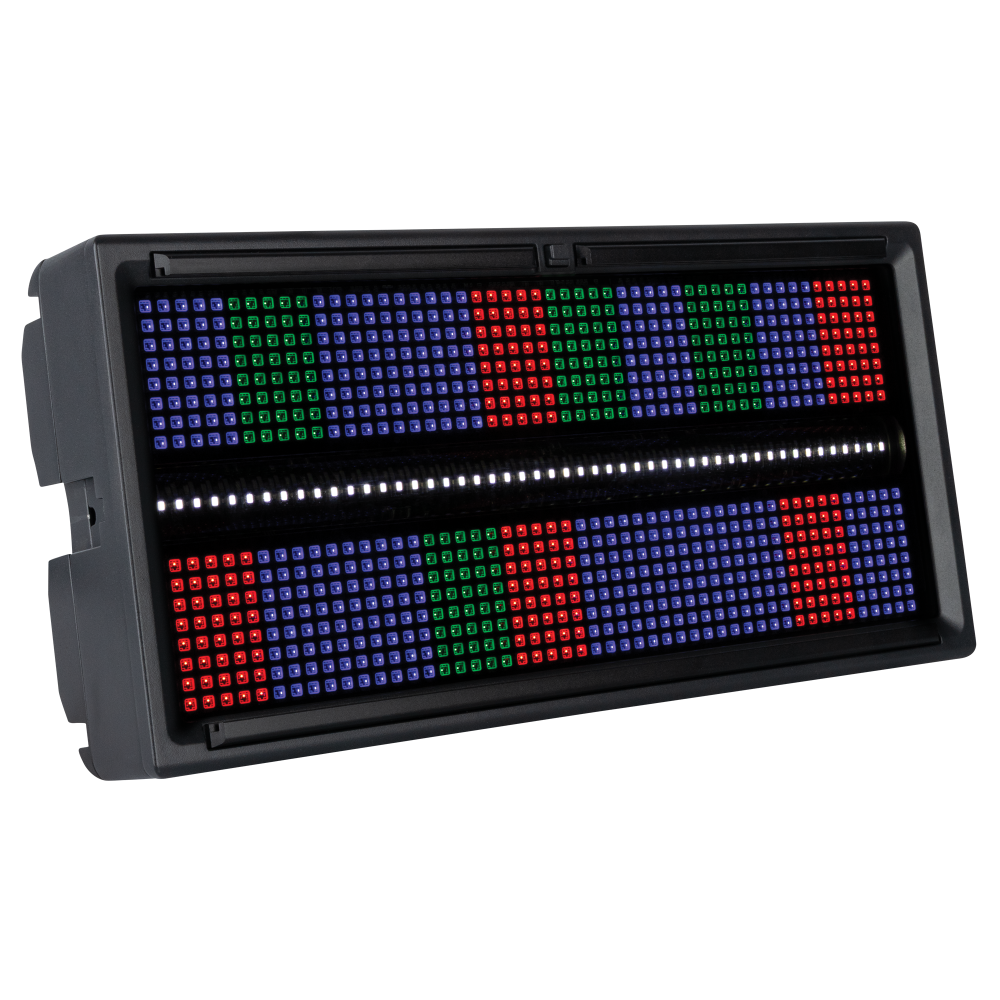 Showtec Titan Strobe 1000 FX - stroboskop LED o mocy 1000 W z efektami sekcji LED RGB