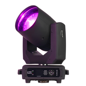  EVOLIGHTS GALACTO głowica ruchoma beam wash oświetlenie sceniczne 120W RGBL LED + 24x0,1W RGB SMD5050 LED efekt ring 