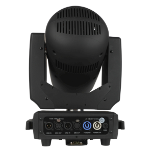  EVOLIGHTS GALACTO głowica ruchoma beam wash oświetlenie sceniczne 120W RGBL LED + 24x0,1W RGB SMD5050 LED efekt ring 