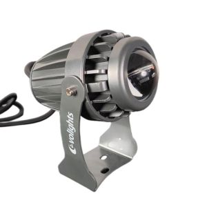 EVOLIGHTS IPin 10 reflektor sceniczny pinspot IP65 10W WW LED ciepła biel uchwyt montażowy