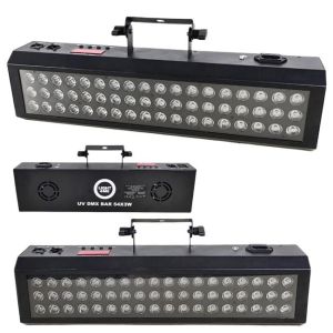 LIGHT4ME UV DMX BAR 54X3W efekt oświetleniowy listwa sceniczna LED IP20 uchwyt montażowy