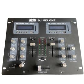  DNA DJ MIX ONE analogowy mikser dźwięku stereo Bluetooth USB SD crossfader 2 kanały 2x odtwarzacz MP3 