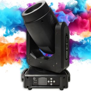  LIGHT4ME LED BSW 280W głowica ruchoma hybryda beam spot wash oświetlenie sceniczne DMX efekt ring 22x0,2W RGB 2x uchwyt montażo