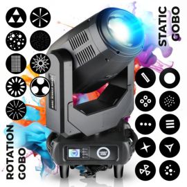  LIGHT4ME VENOM HYBRID 280W głowica ruchoma hybryda beam spot wash oświetlenie sceniczne DMX 280W LED 2x hak montażowy 