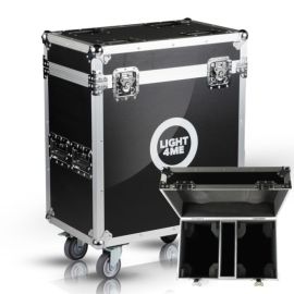  LIGHT4ME VENOM HYBRID 280W CASE 2IN1 skrzynia transportowa na 2 głowice ruchome akcesoria 4 kółka mechanizm blokady