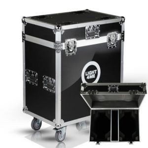  LIGHT4ME VENOM HYBRID 470W CASE 2IN1 skrzynia transportowa na 2 głowice ruchome akcesoria 4 kółka mechanizm blokady 