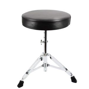  SUPRIMO DT1 stołek perkusyjny taboret siedzisko dla perkusisty okrągły regulowany 38-58 cm nóżki antypoślizgowe do 50 kg