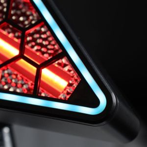  LIGHT4ME STARLIGHT multiefekt oświetleniowy sceniczny 3w1 LED DMX Bee Eye Retro Halo 9x10W RGBW + 93x0,2W RGB uchwyt montażowy 