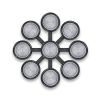  EVOLIGHTS CANDY PAR IP65 reflektor sceniczny oświetlenie zewnętrzne LED DMX 120W RGBW+30x0,2W RGB uchwyt montażowy