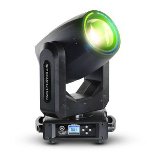  LIGHT4ME SKY BEAM 12R RING głowica ruchoma beam oświetlenie sceniczne DMX lampa wyładowcza 295W efekt ring 27x0,2W RGB SMD5050 
