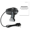 EVOLIGHTS IPin 10 reflektor sceniczny pinspot IP65 10W WW LED ciepła biel uchwyt montażowy
