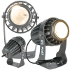EVOLIGHTS IPin 10 reflektor sceniczny pinspot IP65 10W WW LED ciepła biel uchwyt montażowy