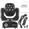 LIGHT4ME WIZARD v2 głowica ruchoma FX oświetlenie sceniczne DMX 6x10W RGBW LED uchwyt montażowy omega