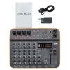 DNA MXU8 analogowy mikser dźwięku Bluetooth DSP EQ MP3 Phantom +48V USB-C 8 kanałów