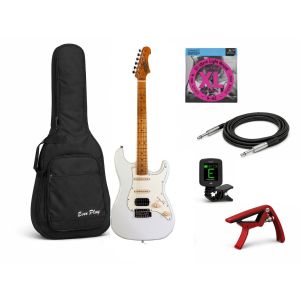 JET JS-400 OW HSS - gitara elektryczna + akcesoria