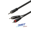 Roxtone SAYC150L6 - Kabel audio Jack 3.5mm stereo / 2 x RCA (6m)