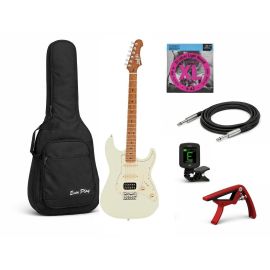 JET JS-400 OW HSS - gitara elektryczna + akcesoria