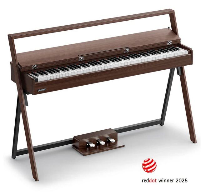 Donner Oura R300 Brown - pianino cyfrowe brązowe
