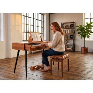 VERSONI V11NB - Pianino Cyfrowe Bluetooth, Klawiatura młoteczkowa, ważona