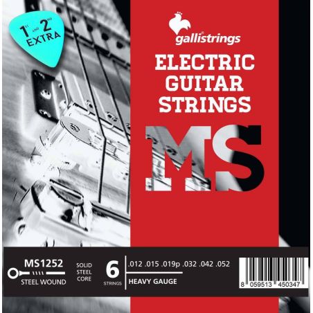 Galli MS1252 Heavy - struny do gitary elektrycznej