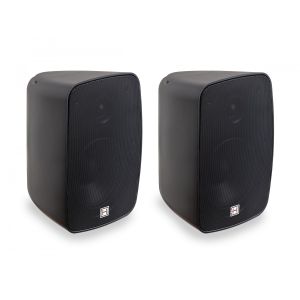 Helvia-LIVEO-640 PBK 6.5" Wodoodporna dwudrożna pasywna para głośników naściennych, czarna