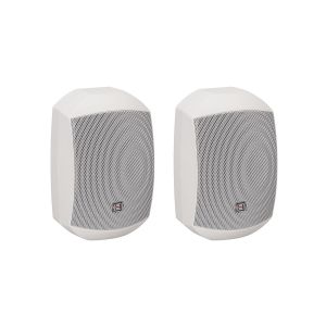 Helvia-LIDO-640 WPW 4" Wodoodporna dwudrożna pasywna para głośników naściennych, biała