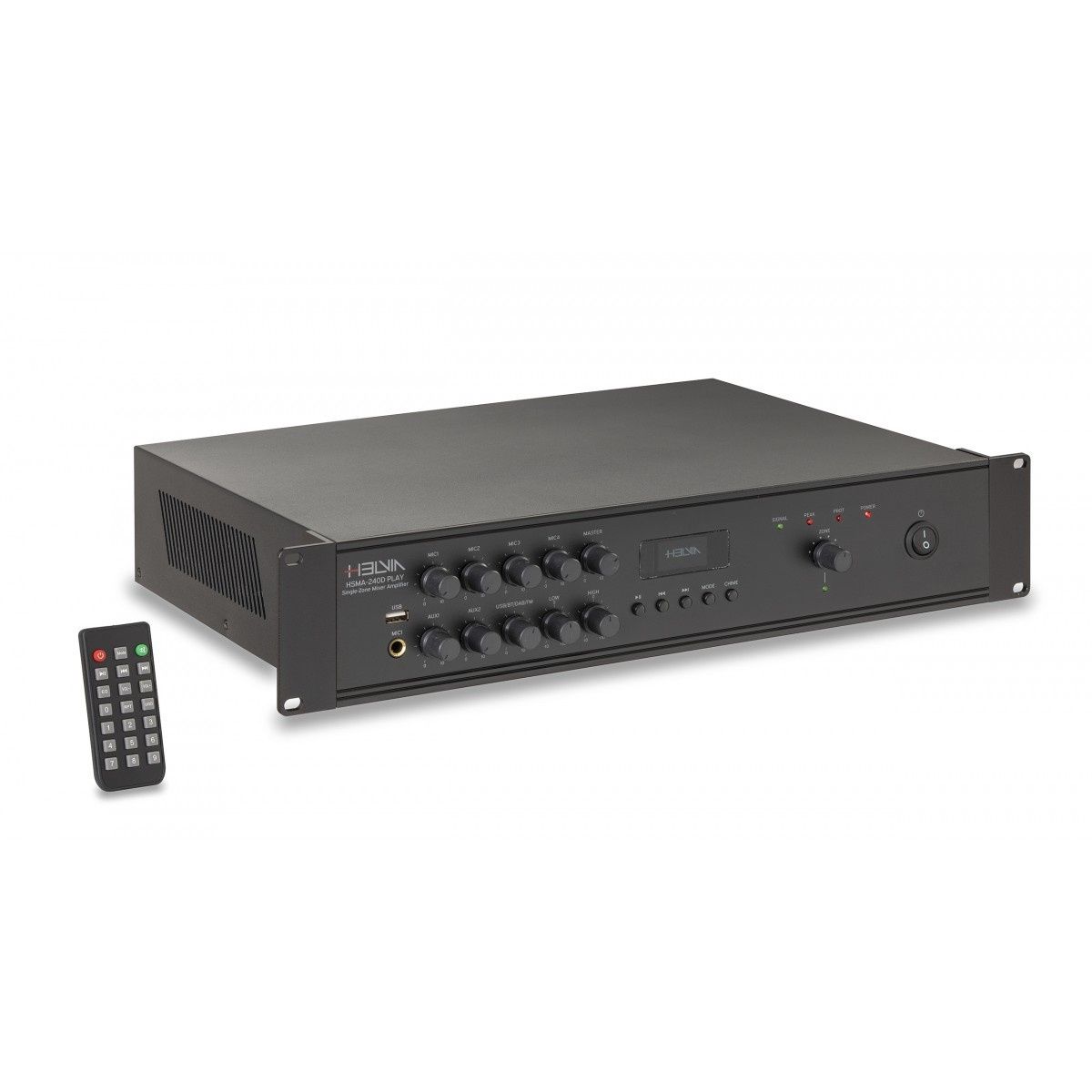 Helvia HSMA-240D PLAY 2U Wzmacniacz miksujący jednostrefowy 240W